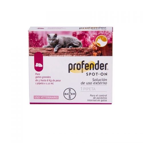 PROFENDER GATO PIPETA 1.12 ML DE 5 A 8 kg PROFENDER GATO PIPETA 1.12 ML DE 5 A 8 kg